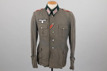 Lt. Tröger - Heer Artillerie field tunic - Leutnant