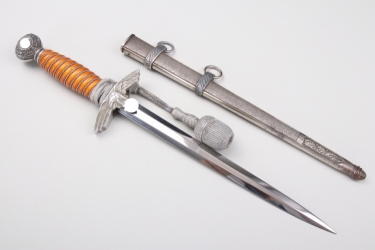 Luftwaffe officer's dagger with portepee - SMF & "Abnahmestempel"