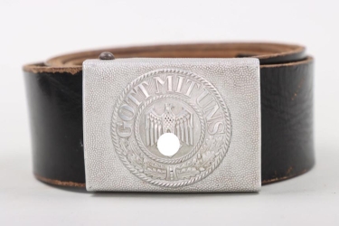 Heer parade buckle "Gott mit uns" (EM/NCO) with belt