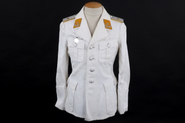 Luftwaffe flying troops white summer tunic - Oberleutnant