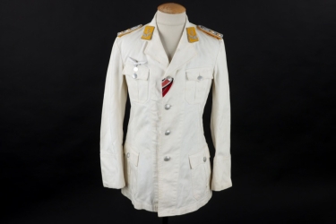 Luftwaffe flying troops white summer tunic - Hauptmann