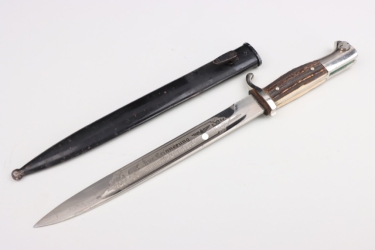 Gebirgsjäger etched dress bayonet KS 98 - Klaas