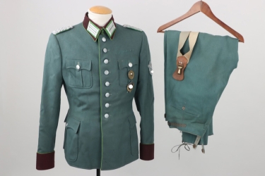 Police uniform grouping to Hauptmann Stengel