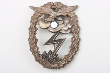 Fallschirmjäger Drum - Luftwaffe Ground Assault Badge "Juncker" (Kreta combatant)