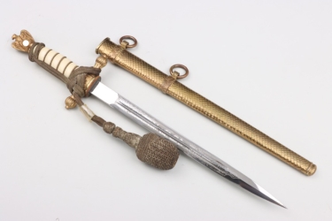 M38 Kriegsmarine officer's dagger with portepee - Höller