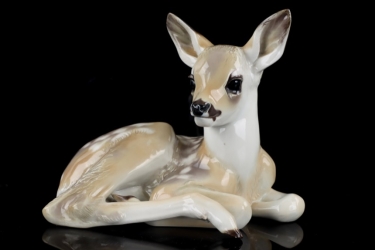 Allach porcelain No.41 - Fawn lying Prof. Th. Kärner