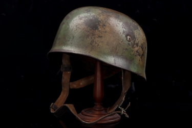 Luftwaffe M38 "Normandy camo" paratrooper helmet - ET68