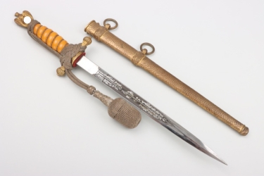 M38 Kriegsmarine officer's dagger with portepee - Hörster