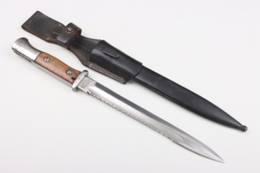 Bayonet 84/98 with sawback blade & frog - Koeller