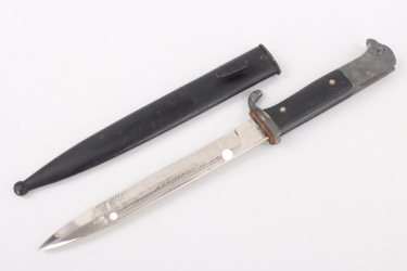 Kavallerie-Rgt. 18 etched dress bayonet KS 98 - Höller