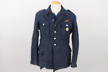 2 x fire brigade worker's tunics