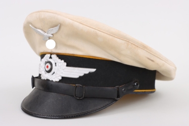 Luftwaffe flying troops white visor cap EM/NCO (summer)