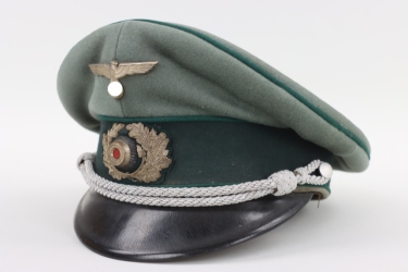 Heer civil servant's visor cap for officers