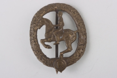 German Horseman's Badge 3rd Class in Bronze - Lauer