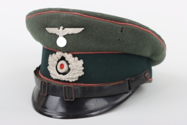 Heer Panzer visor cap EM/NCO