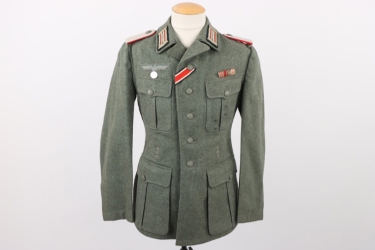 Heer artillery M41 field tunic for a Leutnant