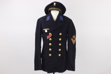 Kriegsmarine blue Collani tunic with sailor's cap