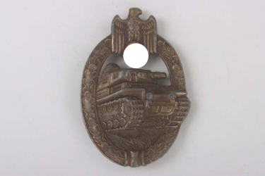 Tank Assault Badge in Bronze "A. Scholze"