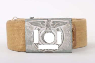 Waffen-SS EM/NCO buckle with webbing belt