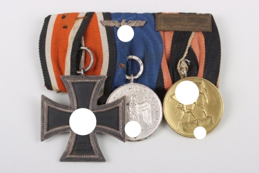 Wehrmacht 3-place medal bar