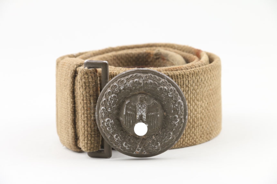 Heer officers tropical field belt & buckle 