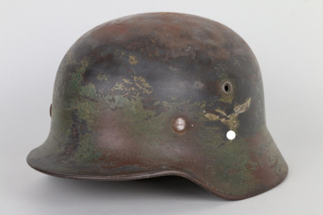 Luftwaffe M40 single decal camo helmet - Q64