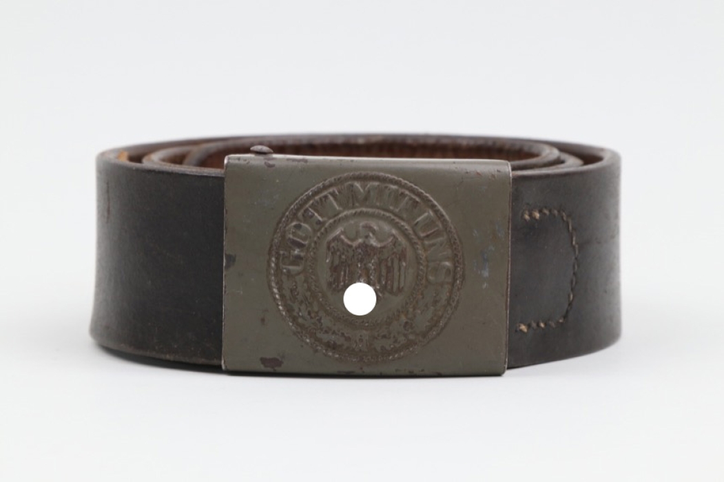 Heer EM/NCO field belt & buckle - Sieper 1940