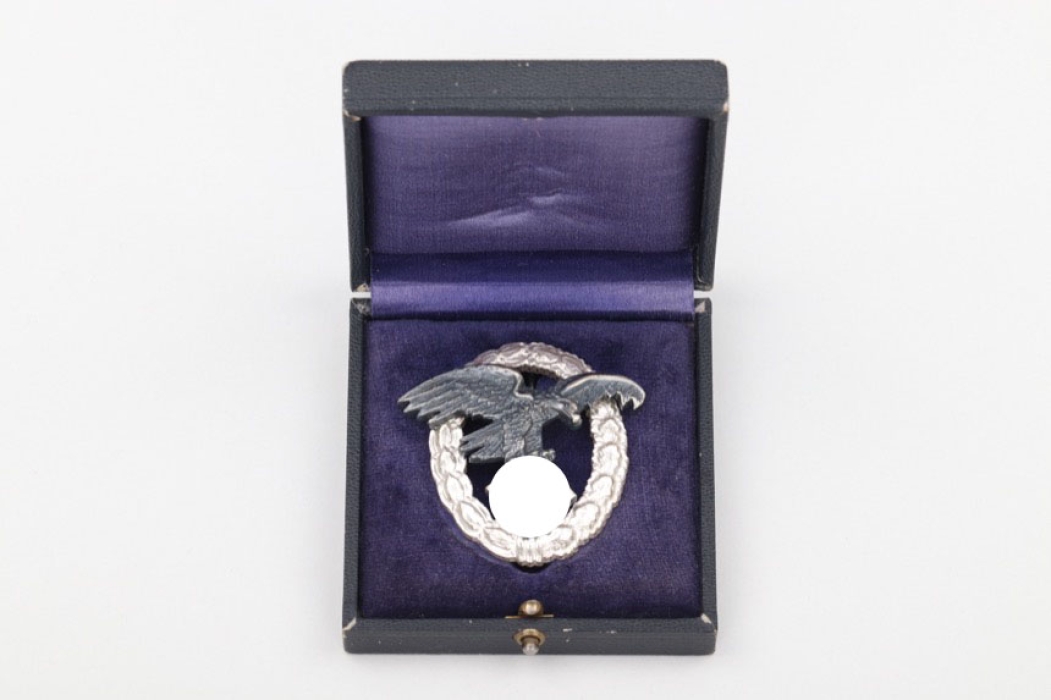 Cased Luftwaffe Observer's Badge - Assmann