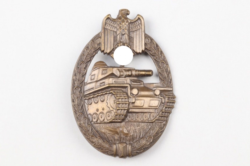 Tank Assault Badge in bronze - tombak