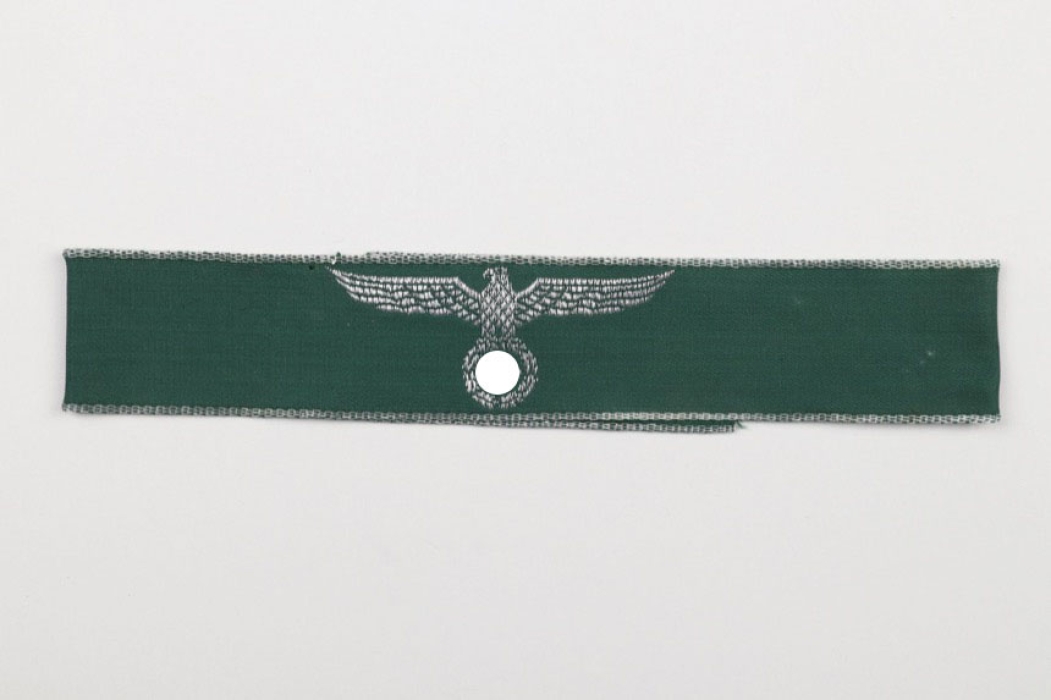 Third Reich customs cuffband