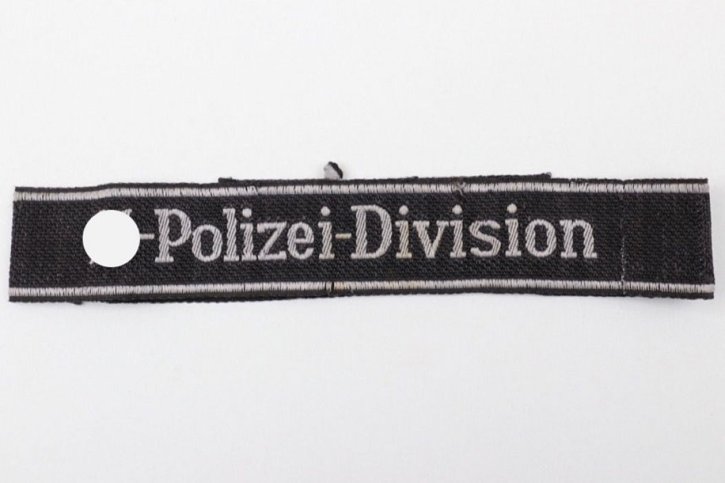 Waffen-SS "SS-Polizei-Division" cuffband - EM/NCO