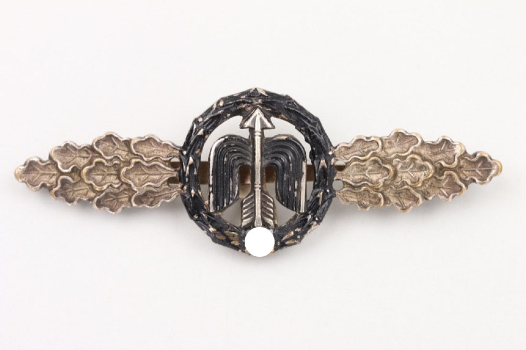 Squadron Clasp for Nachtjäger in silver (damaged)