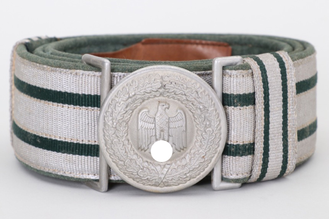 Heer officer's brocade belt & buckle