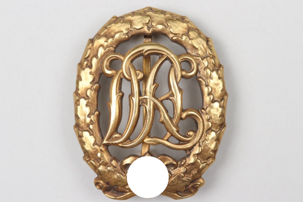 Third Reich DRL Sports Badge in gold