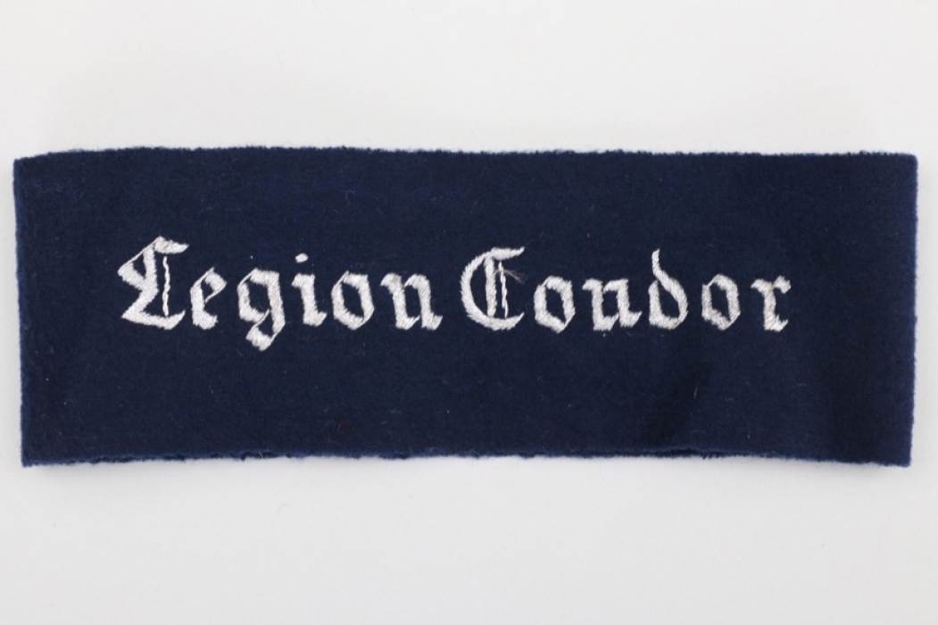 Luftwaffe LEGION CONDOR officer's cuff title