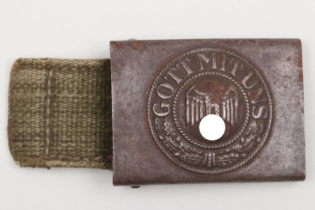 Heer tropical EM/NCO field buckle - HA 1941