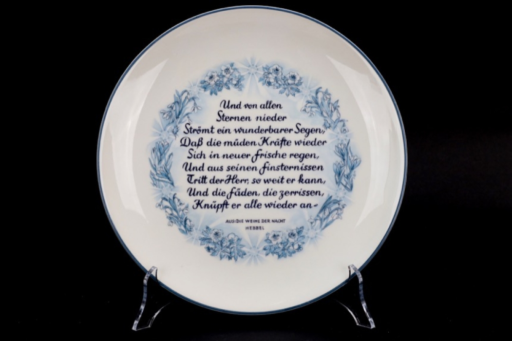 SS Allach - Julfest 1944 plate