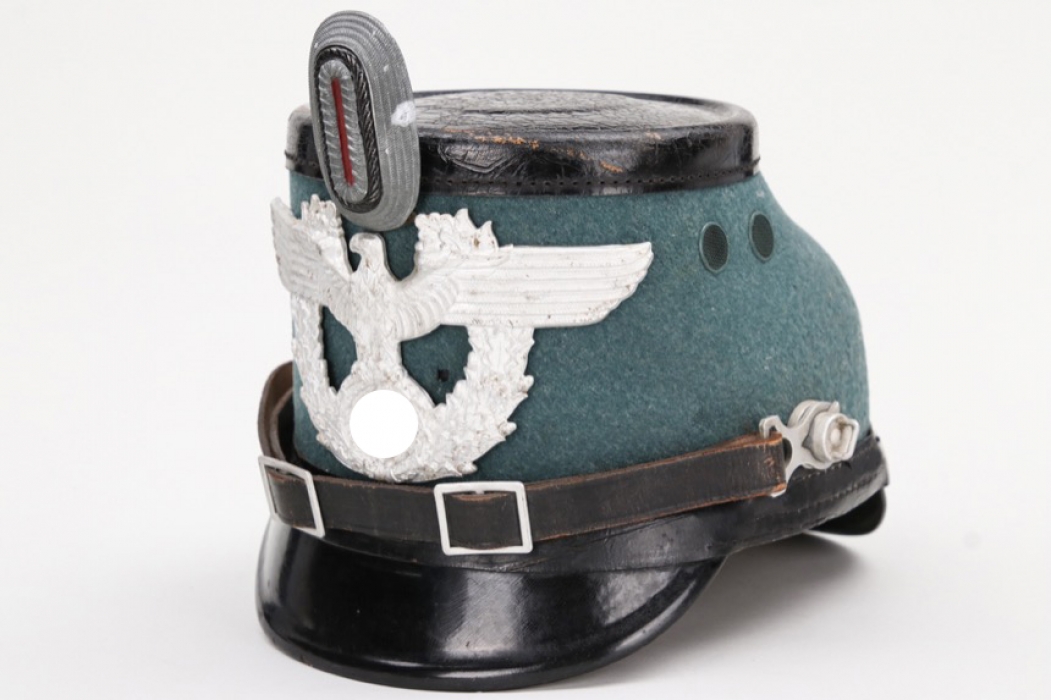 Third Reich police shako to Meister Jakob Zimmer