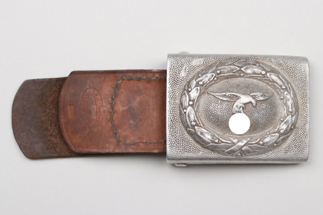 Luftwaffe EM/NCO field buckle with tab - Assmann