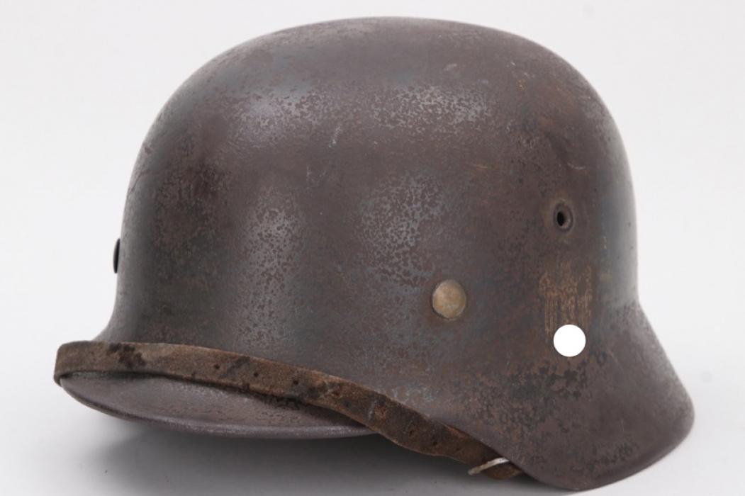 Heer M40 single decal helmet