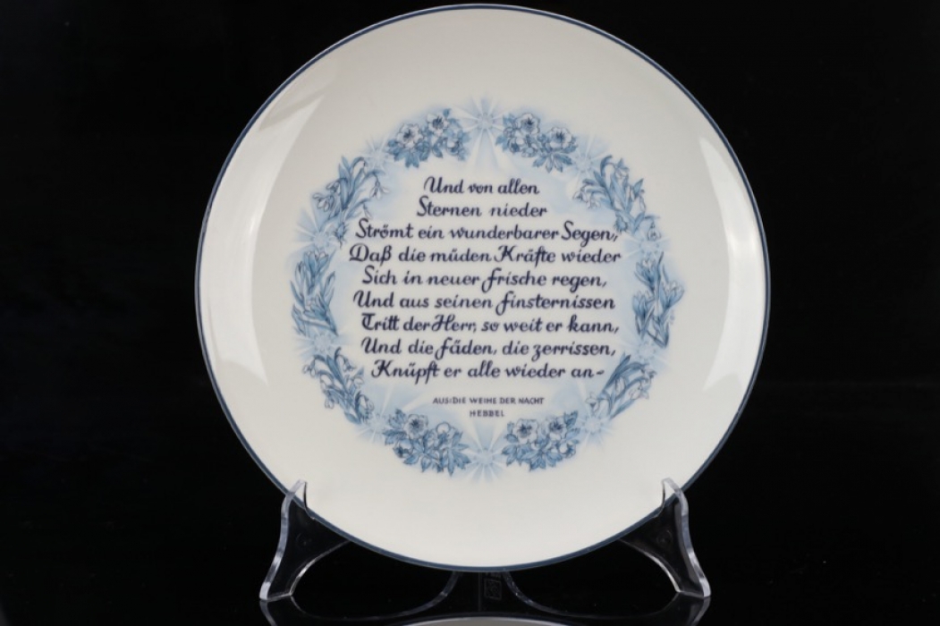 SS Allach - Julfest 1944 plate