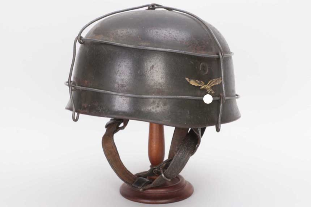 Luftwaffe M38 Fallschirmjäger "wire" helmet - ET68