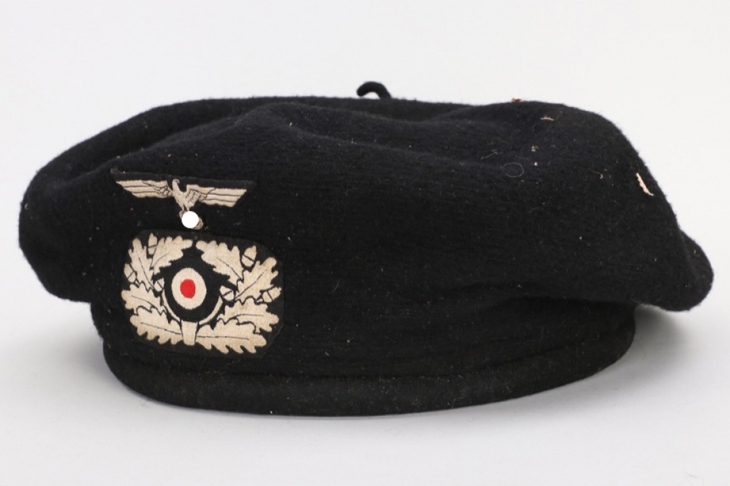 Lt. Sammet - Heer Panzer "Schutzmütze" beret