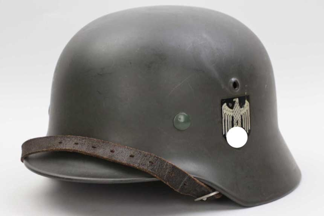 Heer M35 double decal helmet - Q64