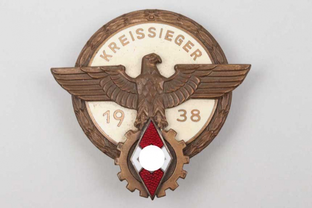 1938 Kreissieger Badge - G. Brehmer