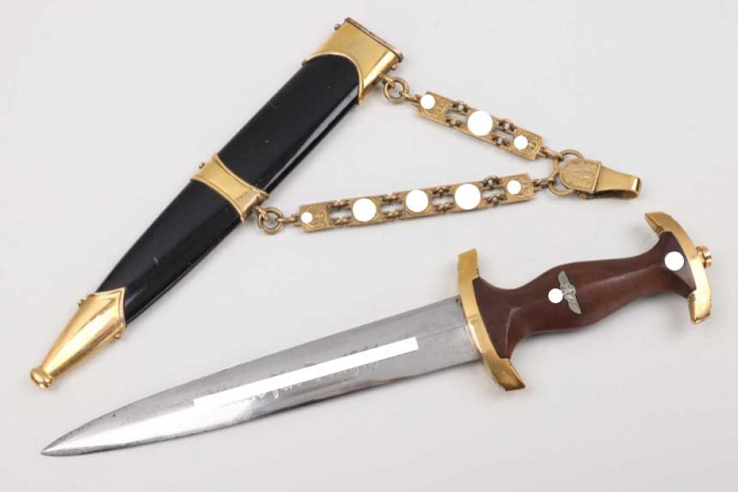 NSKK Motorbootstandarte chained service dagger "PUMA" - (postwar upgraded)