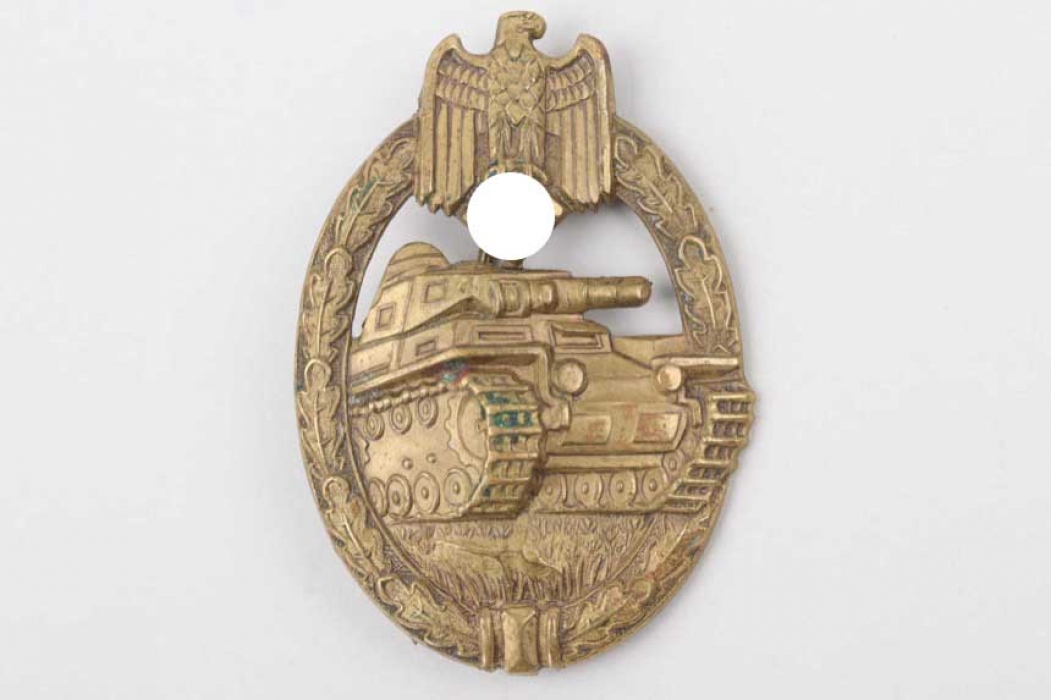 Tank Assault Badge in Bronze - tombak