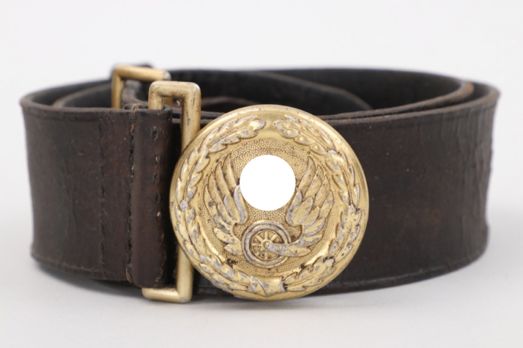 German Reichsbahn officer's parade belt and buckle - A