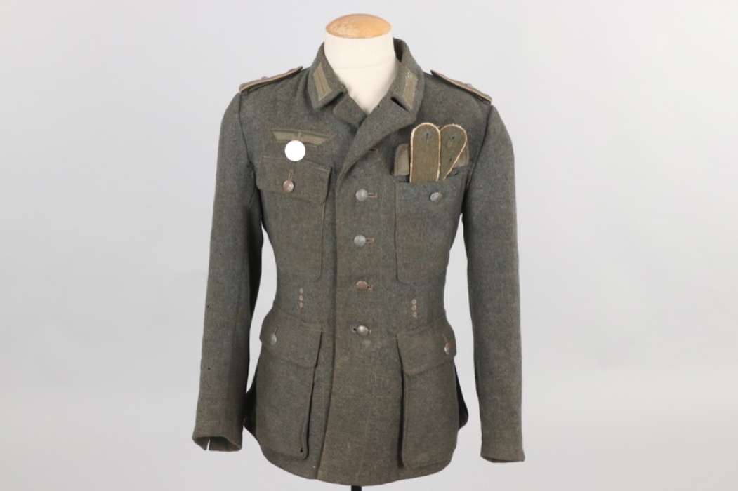 Heer M43 infantry field tunic - EM with Feldwebel boards