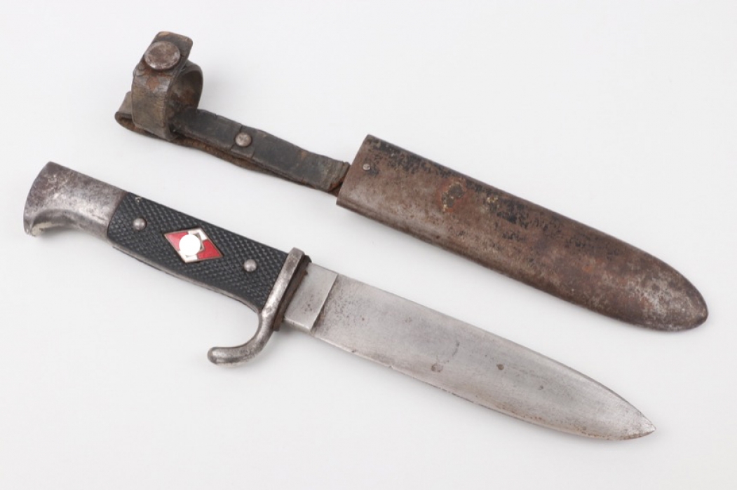 HJ knife with maker's mark